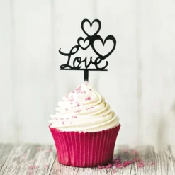Cupcake Toppers Love (x8)