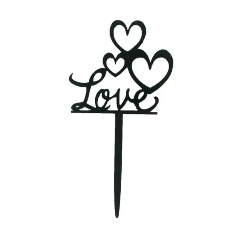 Cupcake Toppers Love (x8)