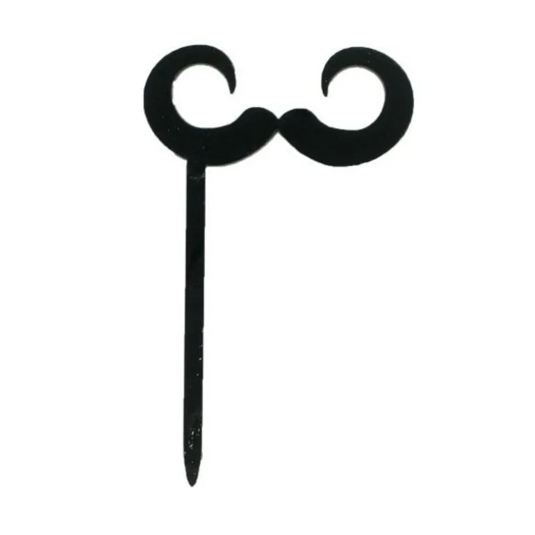 Cupcake Toppers Moustaches (x 8)