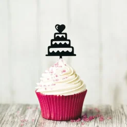 Cupcake Toppers Pièces montées (x 8)