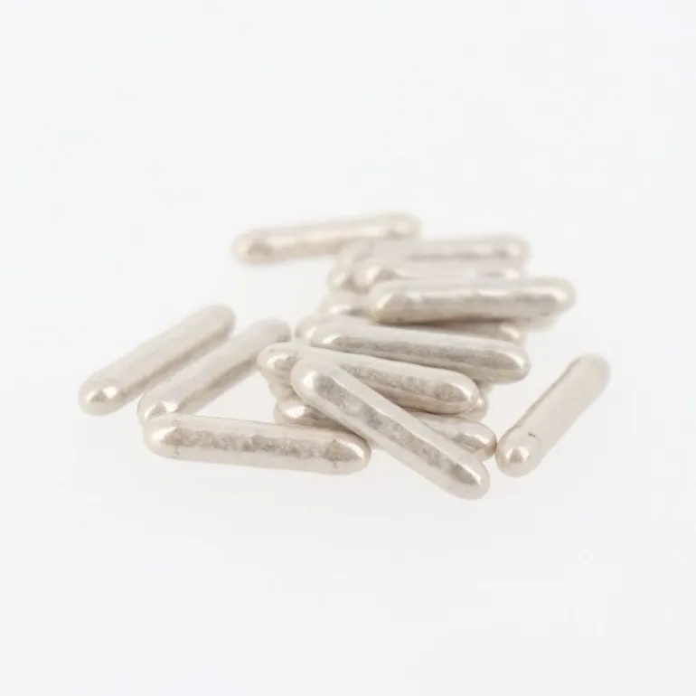 Décors comestibles bâtons argentés 60 g