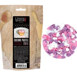 Décors comestibles coeurs 250 g