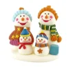 Décors comestibles Famille bonshommes de neige (x20)