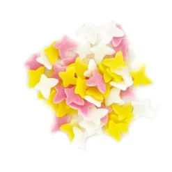 Décors comestibles papillons tricolores 45 g
