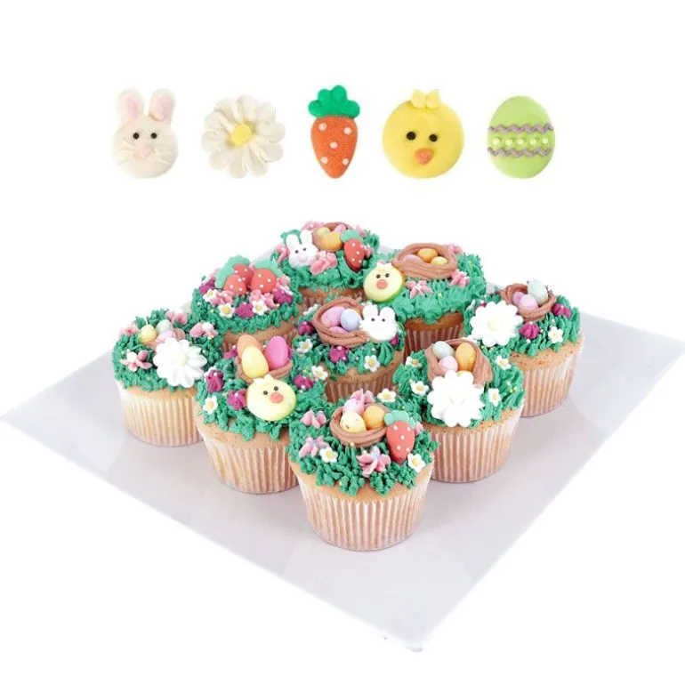 Décors comestibles thème "Pâques" (x12)