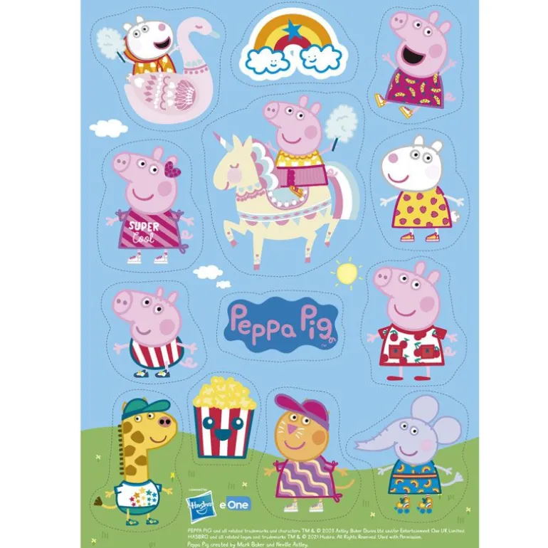 Décors en azyme à découper Peppa Pig