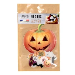 Décors en azyme assortis thème citrouille d'Halloween - DDM 10/24