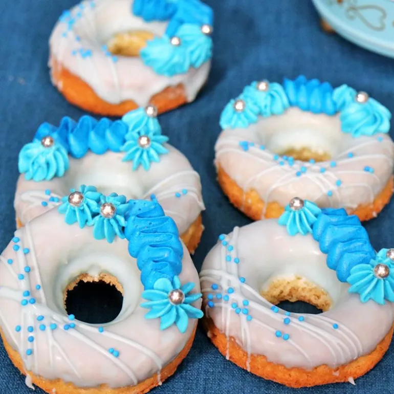 Décors mini billes comestibles bleues