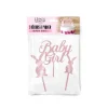 Décors sur pique roses Baby Girl lapins