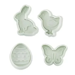 Découpoirs éjecteurs thème Pâques Patisdécor (x 4)