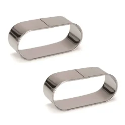 Découpoirs pain d'épices inox 10,5 cm (x2)
