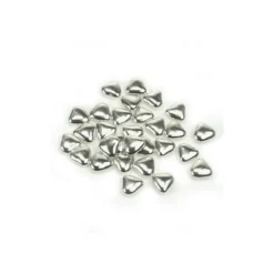 Dragées mini coeurs argentées (150 g)