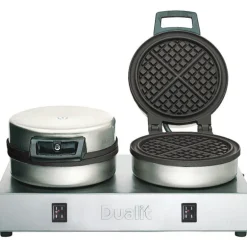 Dualit gaufrier double rond