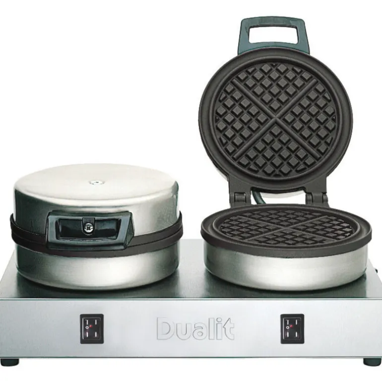 Dualit gaufrier double rond