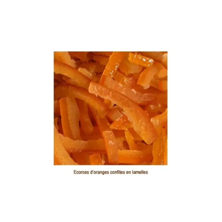 Ecorces d'orange confite 1 kg
