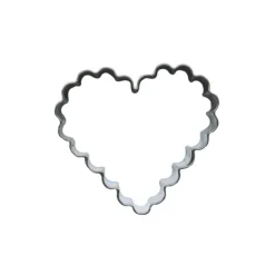 Emporte-pièce cœur cannelé 4,7 cm