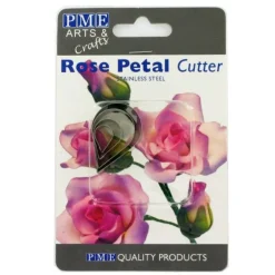 Emporte-pièces inox pétales de roses PME (x 4)