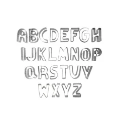 Emporte-pièces lettres alphabet