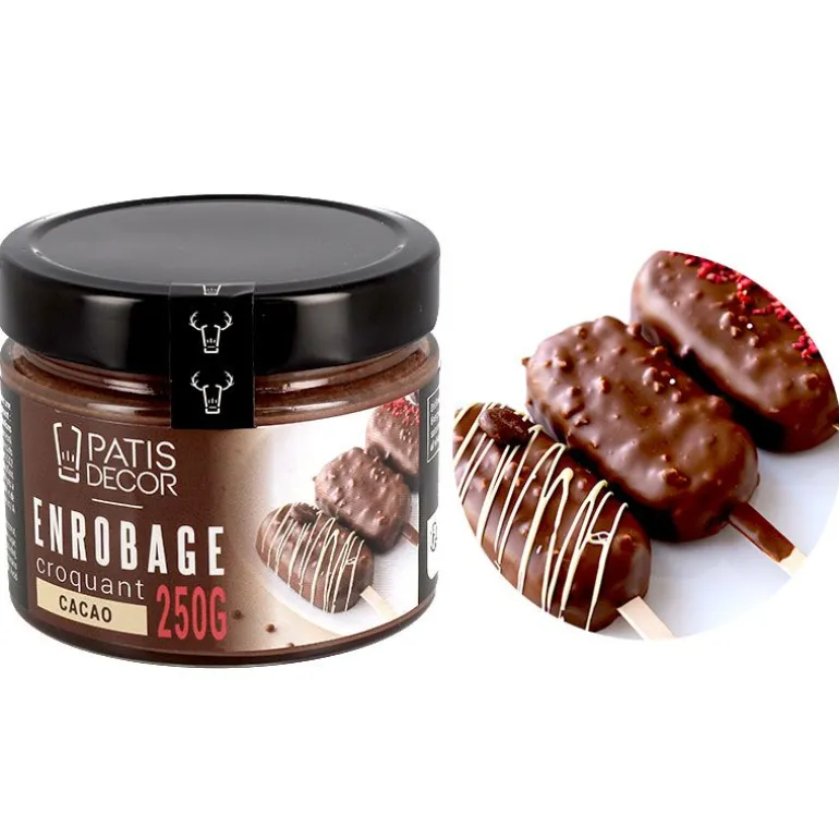 Enrobage croquant goût cacao - 250 g