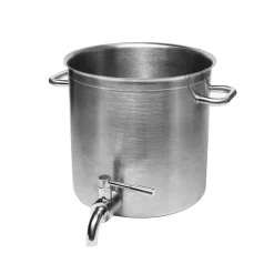 Excellence inox marmite avec robinet 28 cm
