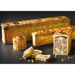 Exopan pâté en croûte long à chevrons 30x8,5x8,5 cm