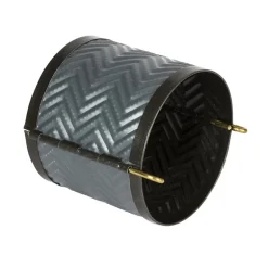 Exopan pâté en croûte rond à chevrons hauteur 9 cm diamètre 12 cm