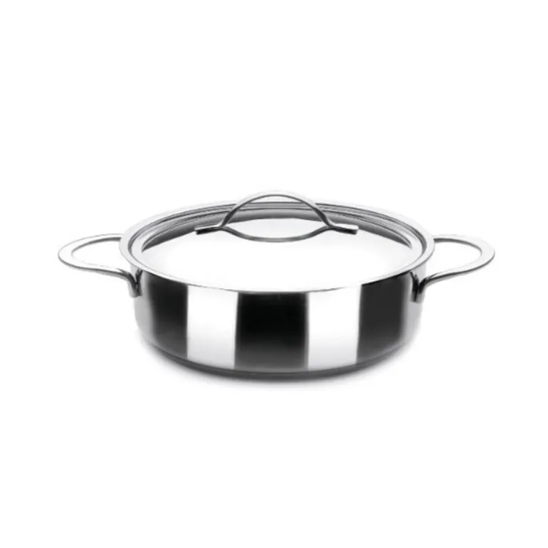 Faitout inox avec couvercle
