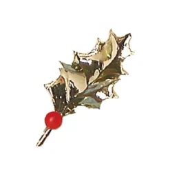 Feuilles de houx dorées (x144)