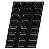 Flexipan 60x40 plaque de 25 cakes 8,9x4,6 cm