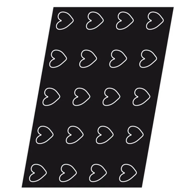 Flexipan 60x40 plaque de 20 coeurs 6,5x6x1,6 cm