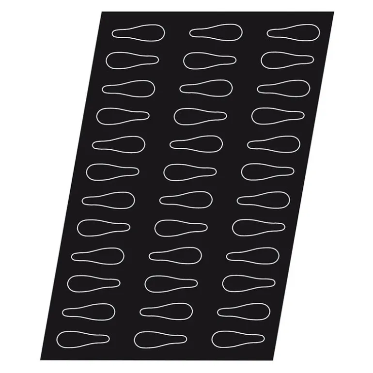 Flexipan 60x40 plaque de 36 cuillères 9x2,8 cm