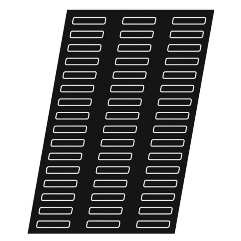Flexipan 60x40 plaque de 48 demi-cylindres 8,5x1,7 cm