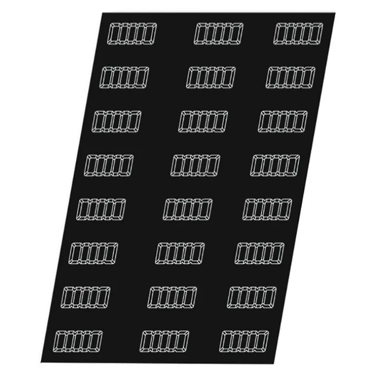 Flexipan 60x40 plaque de 24 lingots cannelés 10,6x4,6x2,5 cm