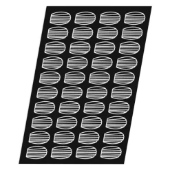 Flexipan 60x40 plaque de 40 madeleines 7,8x4,7 cm
