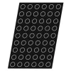 Flexipan 60x40 plaque de 54 mini-cylindres  3,8 cm