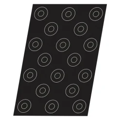 Flexipan 60x40 plaque de 54 mini-volcans 4,2 cm