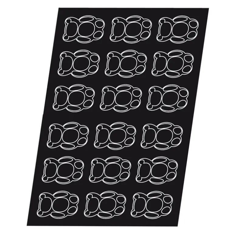 Flexipan 60x40 plaque de 18 nounours 9x6x2 cm