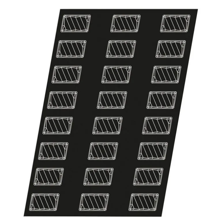 Flexipan 60x40 plaque de 24 ondines 7,9x4,9x2,9 cm