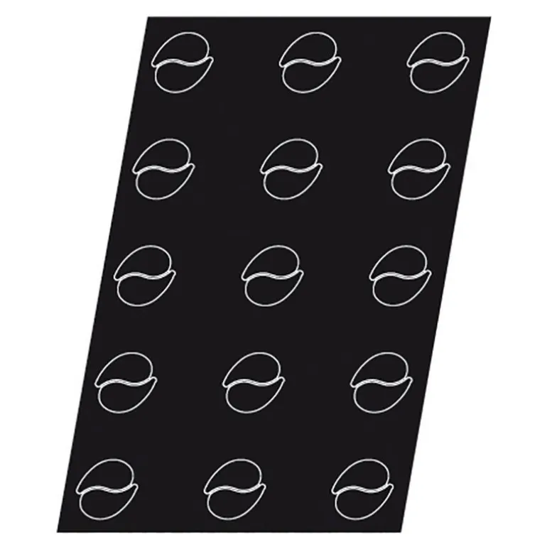 Flexipan 60x40 plaque de 24 petites gouttes entrelacées 5,9x3,5 cm