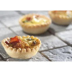Flexipan 60x40 plaque de 48 quichettes tartelettes unies 4,8 cm