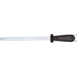 Fusil à aiguiser de boucher mèche ovale 30 cm