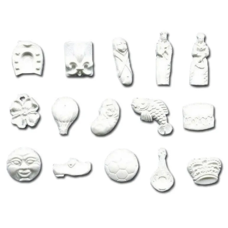 Fèves en plastique blanches assorties (x1000)