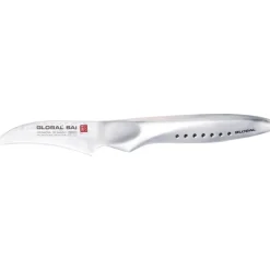 Global série Saï couteau d'office lame courbe SAI-S04R 6,5 cm