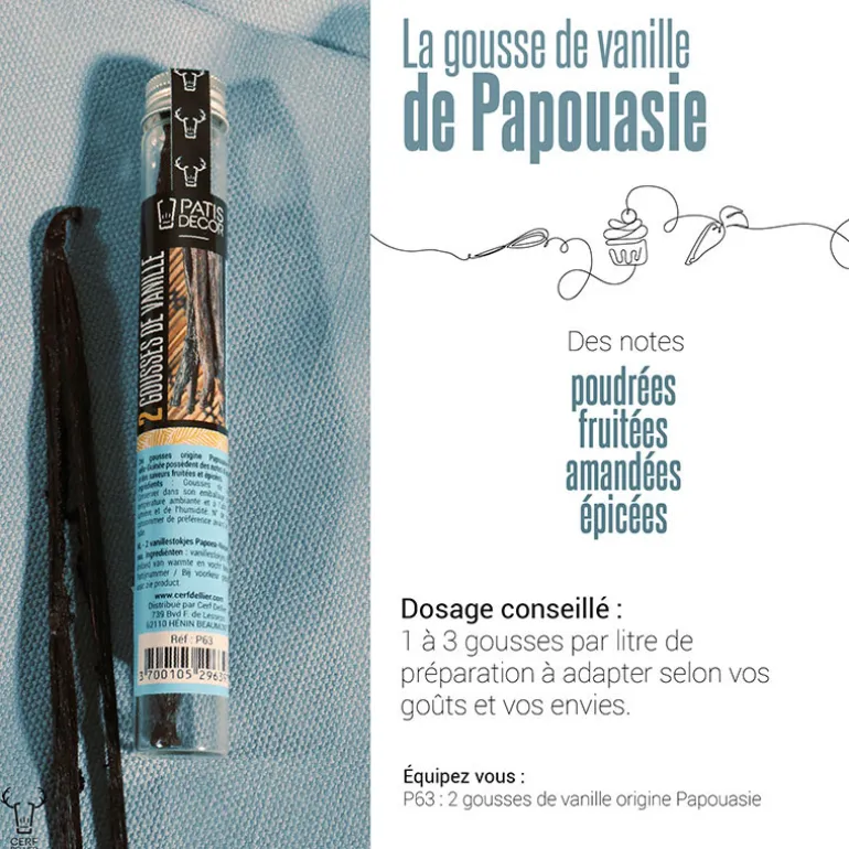Gousse de Vanille Papouasie (x2)