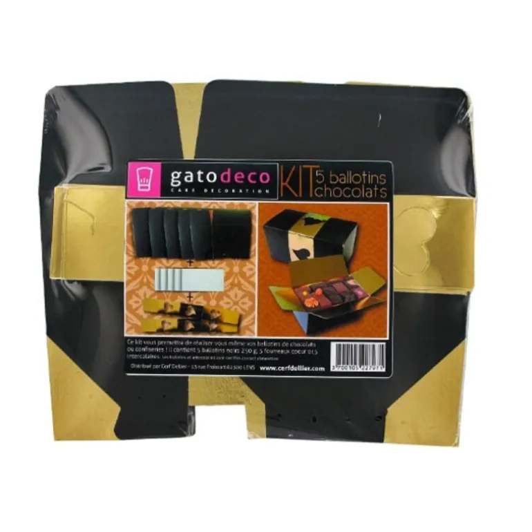 Kit Ballotin noir / or, par 5