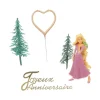 Kit décor gâteau Princesse aux longs cheveux