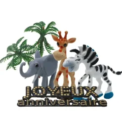 Kit décor Gâteau Safari