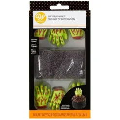 Kit décoration mains de zombie pour cupcakes Wilton
