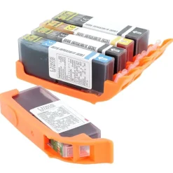 Lot de 5 cartouches d'encre alimentaire pour MG5150/MG5250/MG5350/IP4850