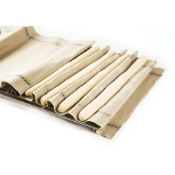 Lot de 10 toiles à couche ourlées pour ""parisiens"" 2,3 largeur 70 cm
